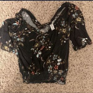 Cinched waist t shirt